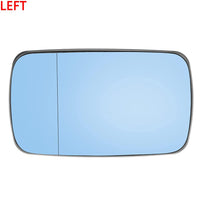 1 x RAW Customer Returns Riloer Rear view mirror left right for car, mirror mirror glass white blue tinted, suitable for BMW Series 3 E46 318i 320i 325i 330i 1998-2006, 51168250438 - RRP €32.4