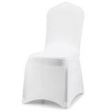 1 x RAW Customer Returns Acelectronic Chair Cover, 10 Pieces Universal Chair Covers Stretch Chair Cover Chair Cover for Home Wedding Decoration, White - RRP €39.31