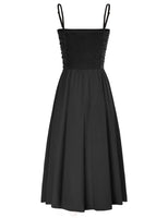 1 x RAW Customer Returns Retro dress sheath spaghetti strap dress ladies 50s dress sheath dresses fashion dress CL837-3 S - RRP €38.99