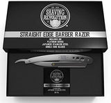 1 x RAW Customer Returns Shaving Revolution Barber Razor for a Close Shave - Professional Razor - Includes 100 Barber Razor Blades - Barber Razor Kit for Men - RRP €11.15