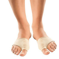 1 x RAW Customer Returns Terryshop74 2-piece hallux valgus protection support with silicone gel protection and 2-piece elastic cloth - RRP €14.56