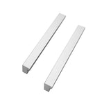 1 x RAW Customer Returns Qrity 10x furniture handles hole spacing 128mm door handles kitchen bar handle cabinet handles drawer handles kitchen cabinet handles for kitchen cabinets silver - RRP €25.1