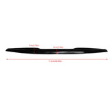 2 x RAW Customer Returns Keenso rear spoiler roof wing, rear spoiler lip rear wing rubber glossy black anti UV universal for car spoilers and wings - RRP €64.8