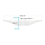 1 x RAW Customer Returns HOOMEE 300cm Insulating Fabric Window Cover for Portable Air Conditioners and Dryers. Easy Installation with Zipper and Adhesive Tape. Avoid Hot Air - RRP €21.29