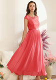 1 x RAW Customer Returns DRESSTELLS Women s Evening Dresses Elegant for Wedding Cocktail Dress Lace Ball Gowns Maxi Length Coral M - RRP €67.2