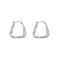 1 x Brand New W WEILIRIAN Vintage Square Hoop Earrings Hollow Square Earrings Silver Square Stud Earrings Geometric Square Earrings Bohemian Minimal Earrings Jewelry for Women and Teen Girls - RRP €18.0