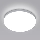 1 x RAW Customer Returns Goeco LED ceiling light, ceiling lamp for bathroom modern 32W 2958LM, IP54 waterproof cold white light 6500K, round bathroom lamp ceiling, for bathroom bedroom hallway kitchen living room balcony, diameter 25cm - RRP €20.78