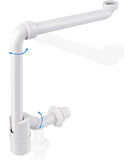 1 x RAW Customer Returns Hibbent 1 1 4 inch space-saving siphon for the bathroom, 360 adjustable siphon wash basin, drain pipe with odor trap - RRP €18.99