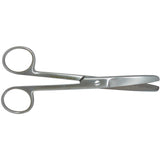 1 x RAW Customer Returns Mud scissors, round, for professional or private use, 14 cm, stainless steel - RRP €24.0