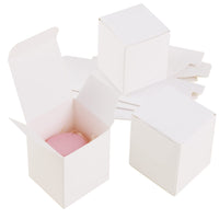 1 x RAW Customer Returns AB Max White Cardboard Gift Boxes - Small Boxes with Lids 5 x 5 x 5 cm White Cardboard Paper Gift Box for Ring Necklace Earring Small Jewelry Parties Wedding Holidays Pack of 12 - RRP €6.98