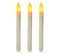 3 x Brand New BOBOZHONG Window Candles, 3PCS Taper Candle Lights Taper Candles Flameless Battery Operated Candles for Christmas Wedding Churches Birthday Party Decorations - RRP €61.2