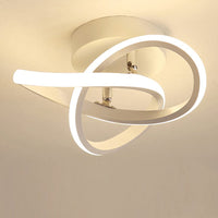 1 x RAW Customer Returns Comely LED ceiling light, 22W 2500LM ceiling lamp 3000K warm white, modern ceiling light made of aluminum LED lamp white for living room bedroom hallway kitchen balcony - RRP €33.29