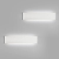 1 x RAW Customer Returns Indoor Wall Light 24W, Modern Up Down Bedroom 2880LM LED 6500K Cold White, For Living Room Stairs Corridor Wall Lamp 2 Pieces White  - RRP €46.22