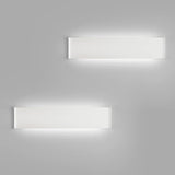 1 x RAW Customer Returns Indoor Wall Light 24W, Modern Up Down Bedroom 2880LM LED 6500K Cold White, For Living Room Stairs Corridor Wall Lamp 2 Pieces White  - RRP €46.22