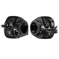 1 x RAW Customer Returns Maso Wired Motorcycle Handlebar Controls Size 2.5cm Pack of 1 Pair - RRP €57.9