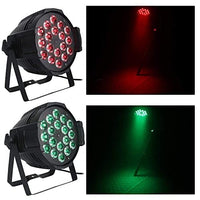 1 x RAW Customer Returns U King LED Par Spotlight, 18x15W LED Stage Light RGBW 4 in 1 LED Par Spotlight Stage Lighting with DMX512 and 8 Channels for Party, Disco, Bar, Wedding, Halloween, Christmas - RRP €69.99