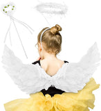 36 x Brand New Black Angel Wings for Children and Adults, Decorative Angel Wings, Angel Costumes, Feather Wings, Cosplay Props for Halloween, Christmas, Festive Parties, Men and Women Decorative Wings - RRP €820.8