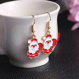 1 x RAW Customer Returns CO Orangext Santa Claus jewelry set Thanksgiving Christmas women s jewelry set Christmas earring earrings set - RRP €9.99