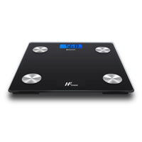 1 x RAW Customer Returns New Bluetoth Body Fat Scales Compatible with iOS and Android , Smart Digital Bathroom Scales, Body Weight Meter, BMI, Muscle Mass, Body Fat, Water, Bone Mass, Black - RRP €21.61