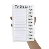 2 x RAW Customer Returns Checklist board to-do list to stick on, reusable memo board for children, task planner for children, to-do list for children - RRP €18.12