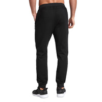 1 x RAW Customer Returns JustSun jogging pants men s sports pants training pants men s leisure pants men s cotton fitness pants with zipper pockets black XL - RRP €32.26