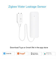 1 x RAW Customer Returns WANGCL Water Alarm Sensor, WiFi Water Leak Detector, Remote Monitoring Leaker for Water Heater, Basement, Sewage Pump, TUYA Smart Life APP Notification - RRP €16.38