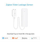 1 x RAW Customer Returns WANGCL Water Alarm Sensor, WiFi Water Leak Detector, Remote Monitoring Leaker for Water Heater, Basement, Sewage Pump, TUYA Smart Life APP Notification - RRP €16.38