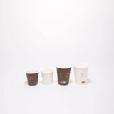 1 x RAW Customer Returns UniR 100 pcs Disposable Paper Cardboard Cups 7OZ - 200ML, Cup for Coffee - Tea - Hot and Cold Drinks - Water - Made in France White  - RRP €15.71