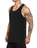 1 x RAW Customer Returns ThinkSTEM Men s 3 Pack Quick Dry Tank Tops Workout Fitness Bodybuilding Sleeveless Tank Tops, B-Navy Blue Grey White, M - RRP €24.0