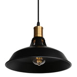 1 x RAW Customer Returns TOKIUS Vintage Industrial Pendant Lamp Chandelier Ceiling Light E27 Metal 27cm Retro Interior Ceiling Lamp for Kitchen Bedroom Dining Room Black, 1 piece  - RRP €24.58