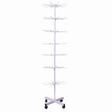 1 x RAW Customer Returns FWTXZTER Metal Display Stand, Clothes Rack for Hat Gloves Scarves Jewels Ornaments, 7 Tier Multifunctional Swivel Rack, Stand Shelf in Retail Stores Supermarkets - RRP €78.05