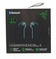 1 x RAW Customer Returns Razer Hammerhead True Wireless X - Low Latency Earbuds Low Latency 60ms Gaming Mode, Mobile App Customization, 13mm Driver, Bluetooth 5.2 with Auto-Pairing, Google Fast Pair Black - RRP €63.9