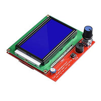 1 x RAW Customer Returns Hailege 3D Printer Reprap Smart Controller 12864 LCD Display with Smart Controller Board for 3D Printer RAMPS 1.4 Reprap Mendel Prusa 128x64 LCD Blue Color - RRP €18.2