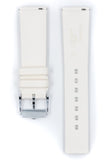 1 x RAW Customer Returns HIRSCH watch strap Pure M - fashionable premium replacement strap for your watch - white - 20 mm - RRP €70.49