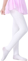 1 x RAW Customer Returns LOLANTA Girls Winter Tights Thick Fleece Lined Stretchy Soft Tights School Uniform White L 9-11 Years  - RRP €22.61