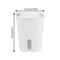 1 x RAW Customer Returns GDWD Set of 10 self-watering flower pots, self-watering pot with water level indicator, watering pot, herb pot, watering system for indoor and outdoor use 12.5 cm  - RRP €44.89