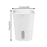 1 x RAW Customer Returns GDWD Set of 10 self-watering flower pots, self-watering pot with water level indicator, watering pot, herb pot, watering system for indoor and outdoor use 12.5 cm  - RRP €44.89