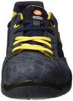 1 x RAW Customer Returns Lotto Works Q1997 Jump 500 S1P SRC Safety Shoe, Blue Yellow Aviator Yellow , 43 EU - RRP €86.44