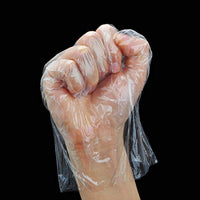 1 x RAW Customer Returns H HANSEL HOME Transparent disposable plastic gloves, virus protection, gloves for cooking in the grill, for home, in the bathroom, hygiene gloves for kitchen cleaning 1000 gloves  - RRP €26.4