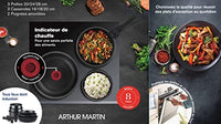 1 x RAW Customer Returns Arthur Martin AM925B Removable 8-piece cookware set Aluminum Smart Control Removable handle for all heat sources including induction - RRP €74.99