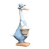 1 x Brand New Sxdluzi Craft Figures Duck Decorate Yard Ornaments for Family Members Decorate Modern Home Decor A - RRP €20.4