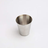 1 x RAW Customer Returns TOYANDONA 12pcs Stainless Steel Drinking Cups Portable Stainless Steel Drinking Cups for Whiskey Tequila Liqueur Cups 45ml 70ml Silver Black - RRP €20.4