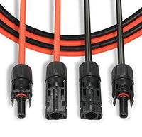 1 x RAW Customer Returns solartronics extension cable 4mm including solar plug 2x5m T V-certified - solar cable extension on both sides red black - photovoltaic cable with plug - solar cable - Made in Germany - RRP €15.08