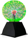 1 x RAW Customer Returns Comely Plasma Ball, Plasma Ball Lamp 6 Inch, Magic Plasma Ball, Touch Sensitive Plasma Ball Light for Christmas Birthday Gifts, Decoration, Children, Home, Green Light - RRP €21.04