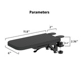 1 x RAW Customer Returns HONJIE Computer Desk Armrest, Suitable for Office Desks, Sturdy Mouse Arm Support, Computer Desk Extender, Suitable for Home and Office - RRP €28.68