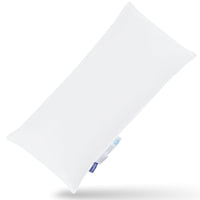 1 x RAW Customer Returns Uniency down pillow 40x80 3 chamber 100 cotton cover filling 800g outside 90 down and 10 feathers 100g, inside 100 feathers 700g pillow 40x80 down premium pillow white Oeko-TEX and RDS 1 piece - RRP €47.58