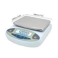 1 x RAW Customer Returns Digital Scale, 5000g 0.01g Digital Precision Scale Laboratory Scale Electronic Scale Jewelry Scale 100-240V EU  - RRP €106.6