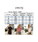 1 x Brand New SMENG women s pullover blouses summer loose top oversized t-shirt women s fashion light in the box casual long Grinch swat top green M - RRP €23.18