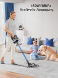 1 x RAW Customer Returns Roanow MarsVac S1 Cordless Vacuum Cleaner, 450W 38000Pa Cordless Electric Broom with 55 minutes of autonomy with LED display, 1.5L for hard floors Carpet Home - RRP €199.99