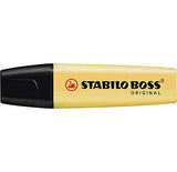 1 x RAW Customer Returns STABILO Set of 3 BOSS ORIGINAL Highlighters Pastel Pte bevelled 2-5 mm, pastel yellow - RRP €7.14